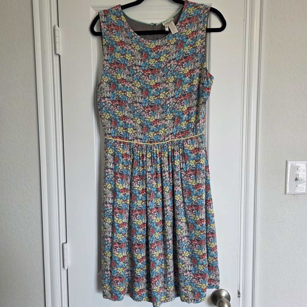 Matilda Jane Vibrant Floral Sleeveless Midi Dress